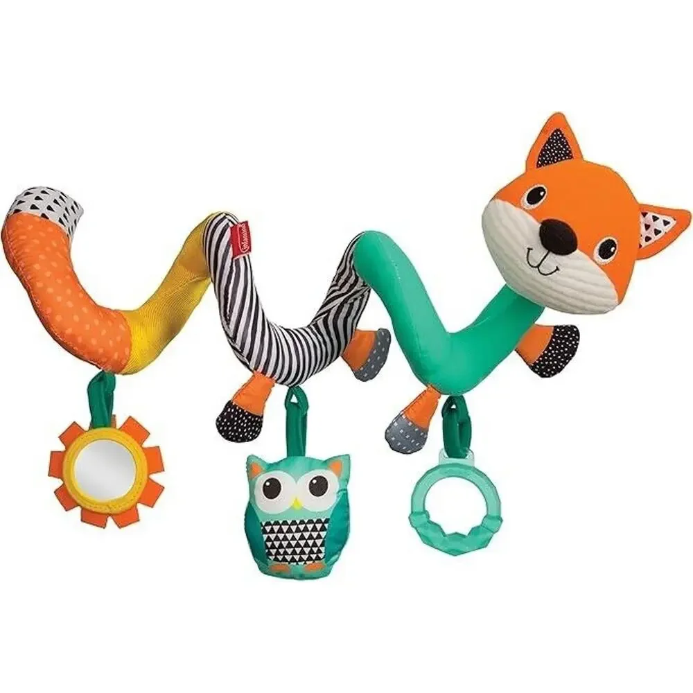 Taggies Crinkle Me Toy Elephant &‎ Infantino Spiral Fox Activity Baby Kids Toys